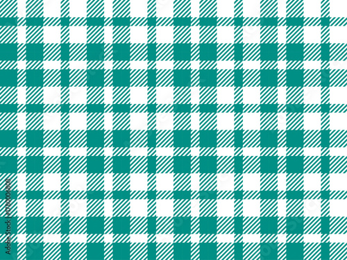 チェック斜2、16青緑