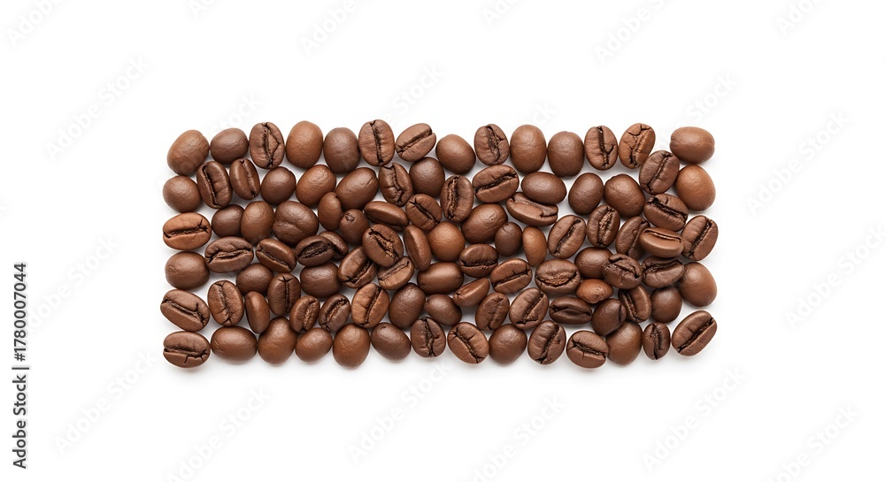 Obraz premium coffee beans isolated on white background