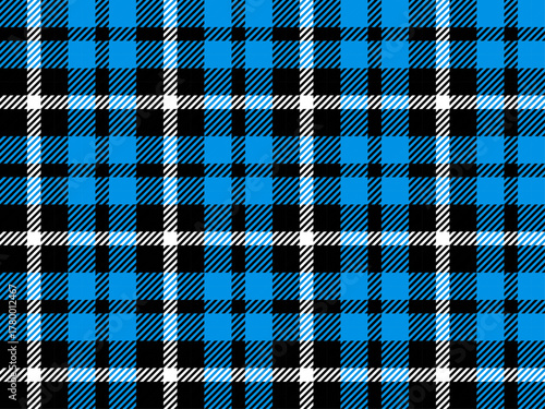 チェック斜2-2、5水色