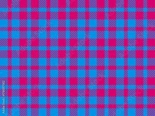 チェック斜2-3、5水色