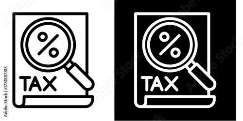 Income Icon Set White Style Collection