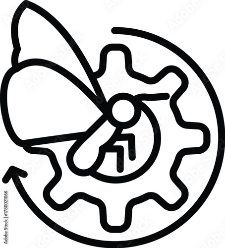 transformation in outline style