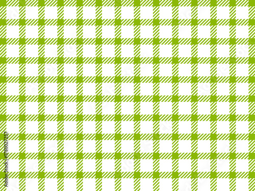 チェック斜4、4黄緑