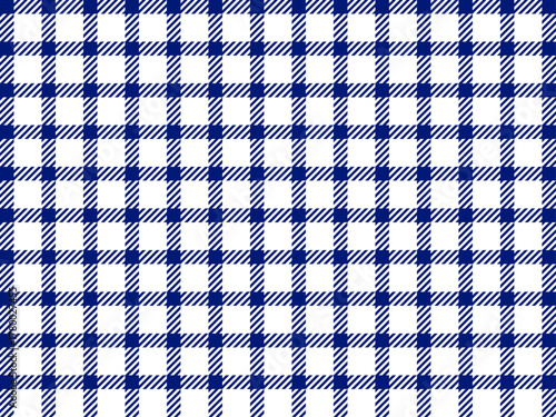 チェック斜4、14紺