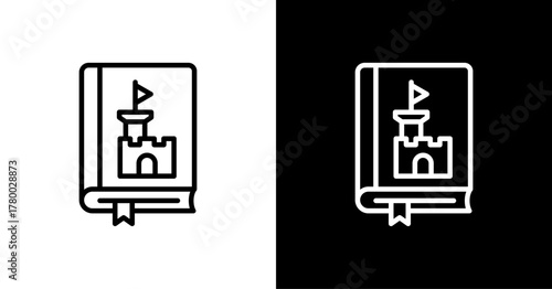 Kingdom  White Icon Set Design
