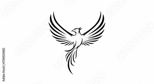 vector illustration of a bird