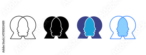 Empathy Collection icon set multiple style collection