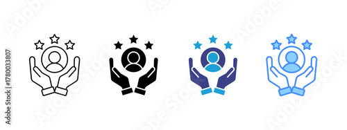 Loyalty Collection icon set multiple style collection