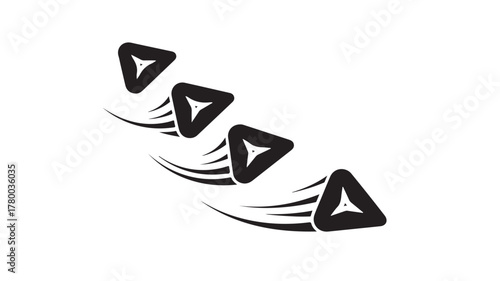 Chinese zodiac sign vector symbol illustration of a man with long hair