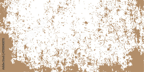 Brown old grunge rusty metal wall texture with abstract vintage dirty paper surface pattern