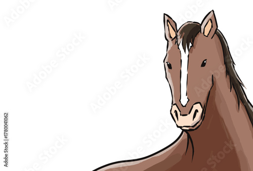 年賀状, 馬, 午, 午年, 正月, 和風, 和柄, 謹賀新年, 元旦