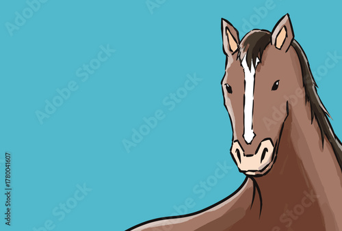 年賀状, 馬, 午, 午年, 正月, 和風, 和柄, 謹賀新年, 元旦