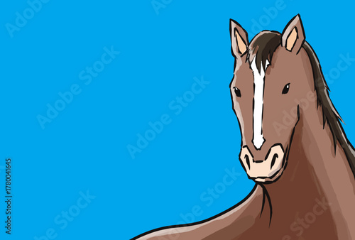 年賀状, 馬, 午, 午年, 正月, 和風, 和柄, 謹賀新年, 元旦