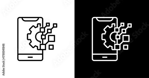 Mentor Guidance White Icon Set Design