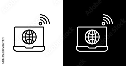 Settings Gear White Icon Set Design