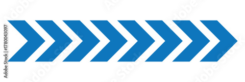 Arrow moving dynamic symbols. Road lines arrow zigzag chevron speeds flat style.