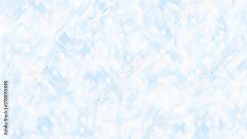 かなり白いクリスタルのウェーブのアブストラクト　ループ　スモール