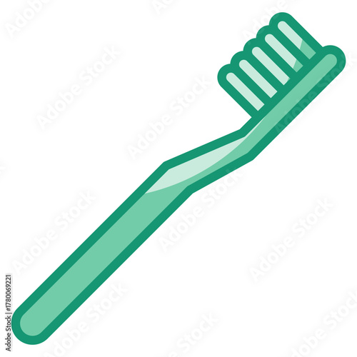 Toothbrush Icon Element For Design