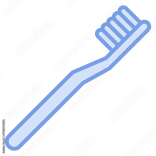 Toothbrush Icon Element For Design