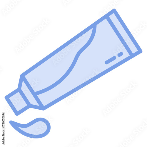 Toothpaste Icon Element For Design