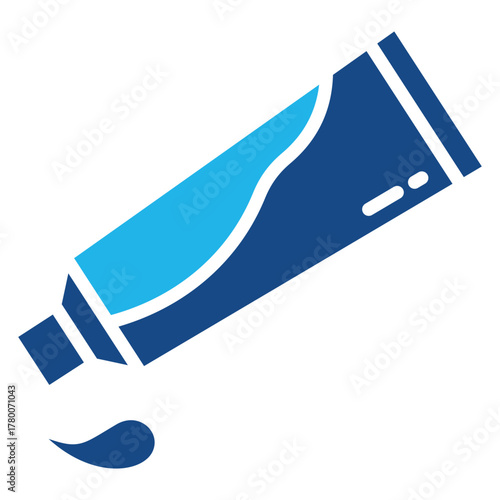 Toothpaste Icon Element For Design