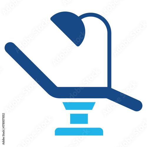 Dental Chair Icon Element For Design