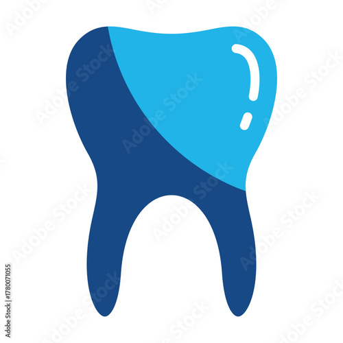 Molar Tooth Icon Element For Design