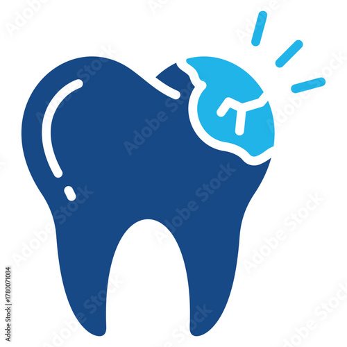 Tooth Decay Icon Element For Design