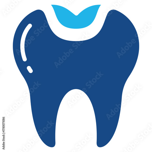 Tooth Filling Icon Element For Design