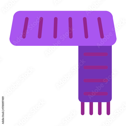 Muffler Vector Flat Icon Design