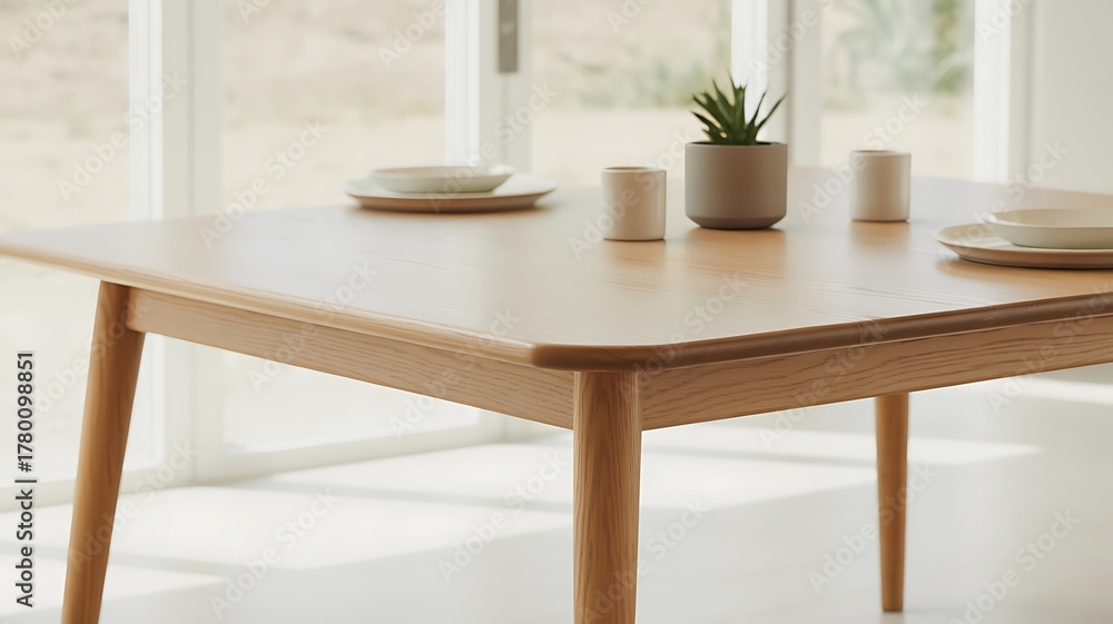 Fototapeta premium modern dining room with table