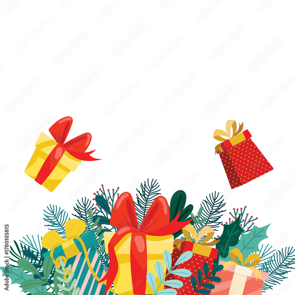 Fototapeta premium Christmas Decorative Frame