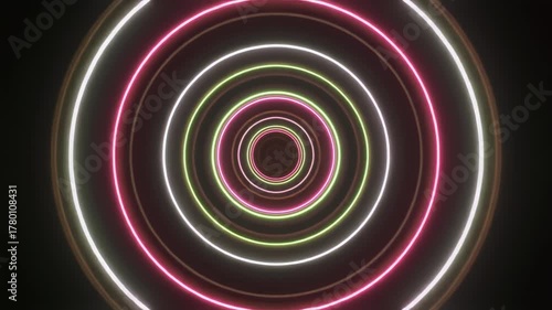 Rotating rings of light with smooth transitions