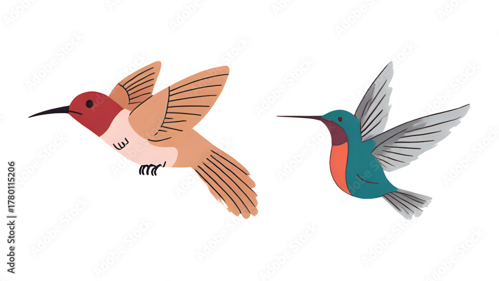 Obraz premium bird vector illustration
