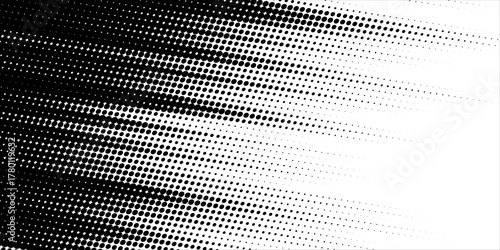 modern.Abstract Halftone Black And White Pattern With Dotted Texture For Modern Design In Digital Art