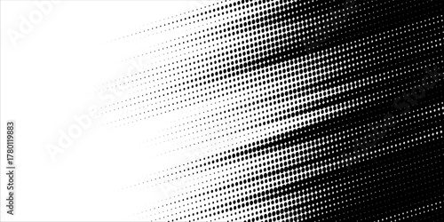 modern.Abstract Halftone Black And White Pattern With Dotted Texture For Modern Design In Digital Art