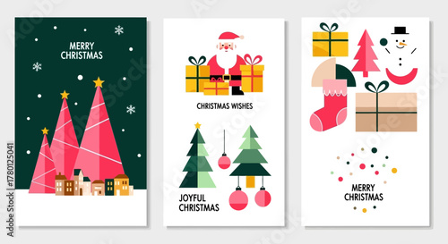 Festive Christmas Card Designs Holiday Greetings and Decorations