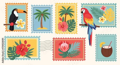 Geometric Collage Pattern with Star and Zigzag Shapes for Creative Backgrounds