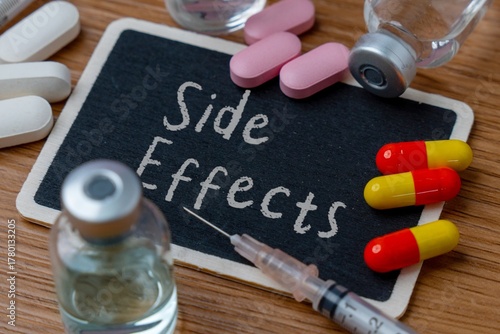 Close-up of a small chalkboard with the words 