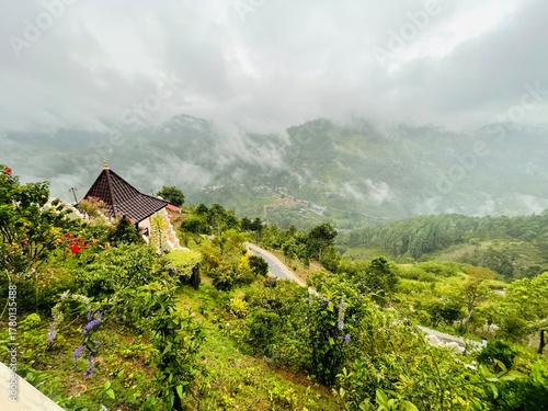 village in the mountains