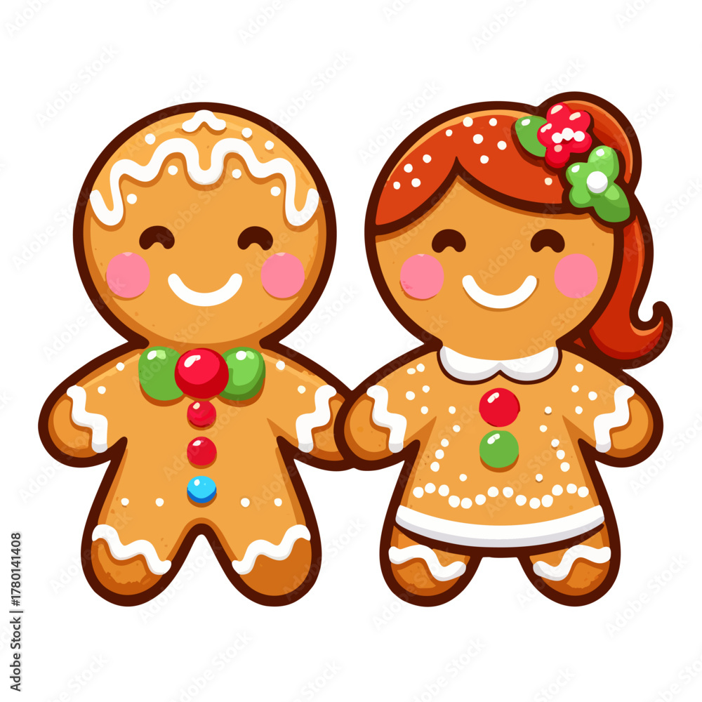 Fototapeta premium Gingerbread Couple