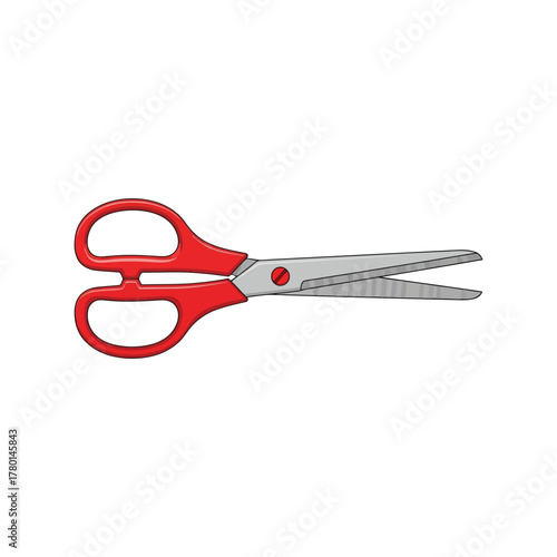 Red craft scissors decorative edge cutter paper scalloped edge tool kids art supply sewing accessory