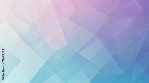  Abstract Geometric Gradient Background in Pastel Blue Purple for Business Presentation