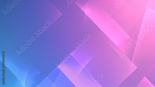  Abstract Geometric Gradient Background in Pastel Blue Purple for Business Presentation