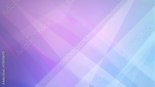  Abstract Geometric Gradient Background in Pastel Blue Purple for Business Presentation