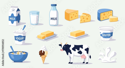 Dairy Delights An Illustrated Guide to Milk, Cheese, Yogurt, Butter, Ice Cream, and More!