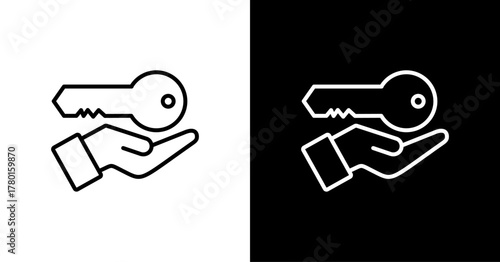 Opportunity  White Icon Set Design