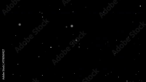 Dust Particles Background On Black Background