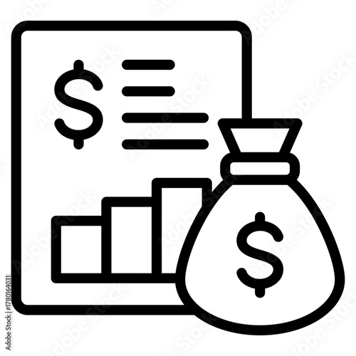 Budget Sheet Icon