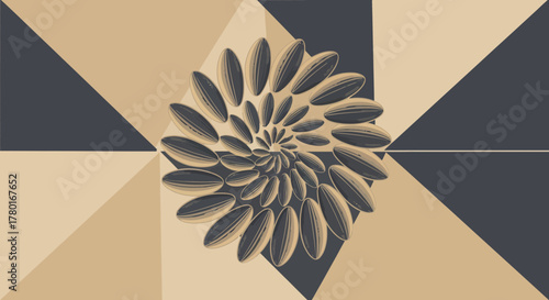 Abstract Spiral Design: A Symbolic Representation of Artistic Progression and Transformation